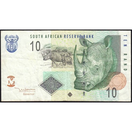 Afrique du Sud - Pick 128a - 10 rand - Série DN A - 2005 - Etat : TB+