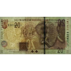 Afrique du Sud - Pick 129a - 20 rand - Série FL B - 2005 - Etat : NEUF