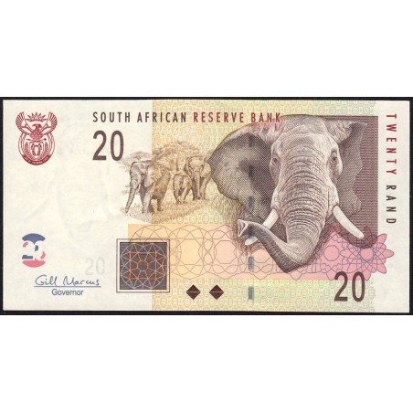 Afrique du Sud - Pick 129b - 20 rand - Série BS B - 2009 - Etat : SUP
