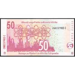Afrique du Sud - Pick 130a - 50 rand - Série CN C - 2005 - Etat : SUP+