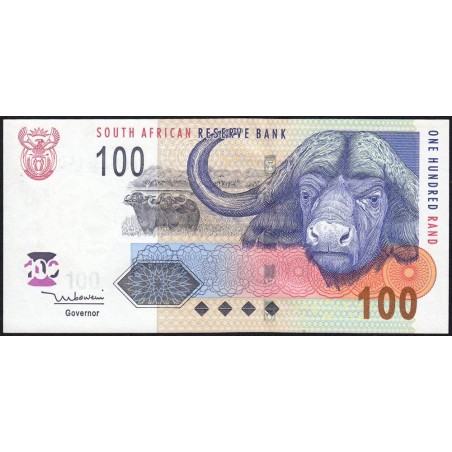 Afrique du Sud - Pick 131a - 100 rand - Série DQ D - 2005 - Etat : NEUF