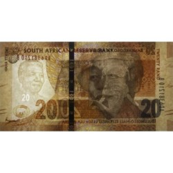 Afrique du Sud - Pick 134 - 20 rand - Série AD B - 2012 - Etat : NEUF