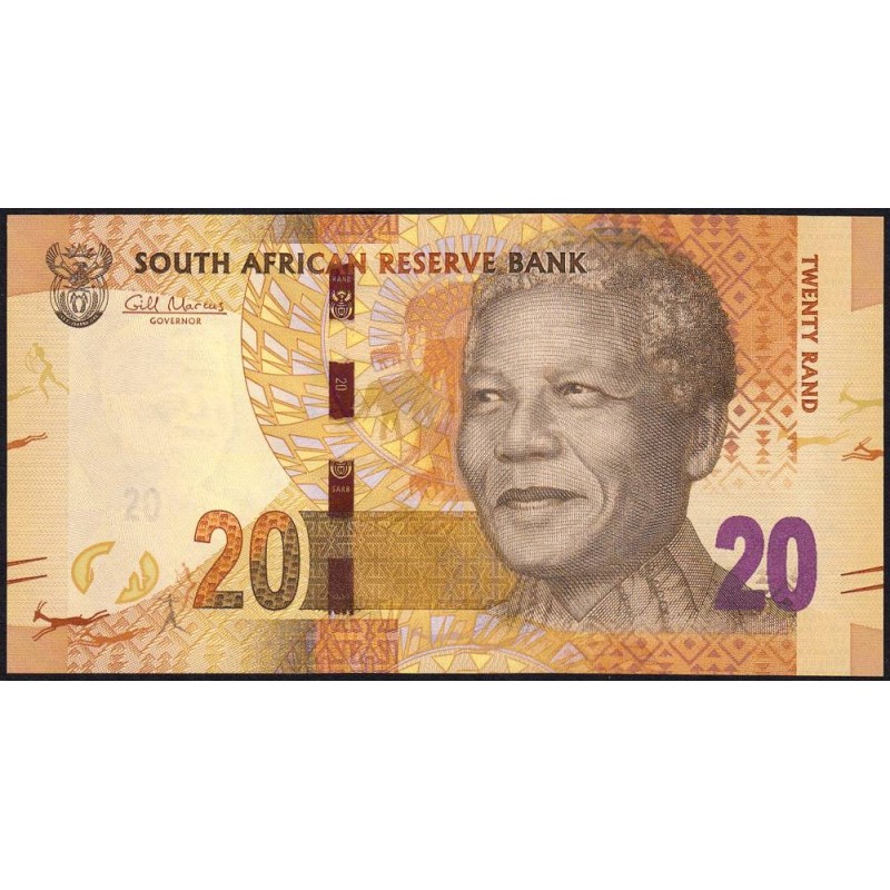 Afrique du Sud - Pick 134 - 20 rand - Série AN B - 2012 - Etat : NEUF