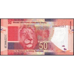 Afrique du Sud - Pick 135 - 50 rand - Série AT C - 2012 - Etat : NEUF