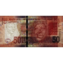 Afrique du Sud - Pick 135 - 50 rand - Série AT C - 2012 - Etat : NEUF