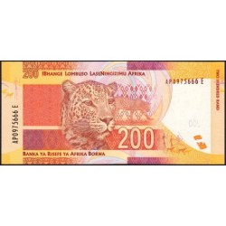 Afrique du Sud - Pick 137 - 200 rand - Série AP E - 2012 - Etat : NEUF