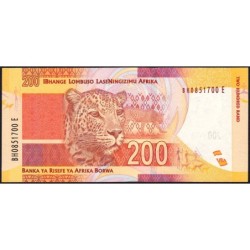 Afrique du Sud - Pick 137 - 200 rand - Série BH E - 2012 - Etat : NEUF