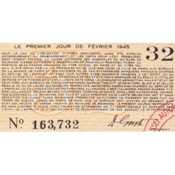 Roumanie - Paire de coupons - 89,35 francs - 1944-1945 - Etat : SUP