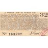 Roumanie - Paire de coupons - 89,35 francs - 1944-1945 - Etat : SUP
