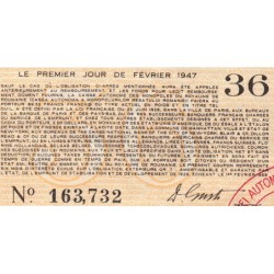 Roumanie - Paire de coupons - 89,35 francs - 1946-1947 - Etat : TTB