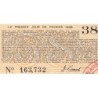 Roumanie - Paire de coupons - 89,35 francs - 1947-1948 - Etat : SUP