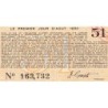 Roumanie - Ensemble de 4 coupons - 89,35 francs - 1949-1955- Etat : SUP