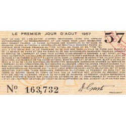 Roumanie - Ensemble de 4 coupons - 89,35 francs - 1952-1958- Etat : SUP