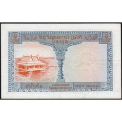 Indochine Française - Cambodge - Pick 94 - 1 piastre - Série G3 - 1954 - Etat : SUP à SUP+