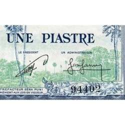 Indochine Française - Cambodge - Pick 94 - 1 piastre - Série B8 - 1954 - Etat : TTB