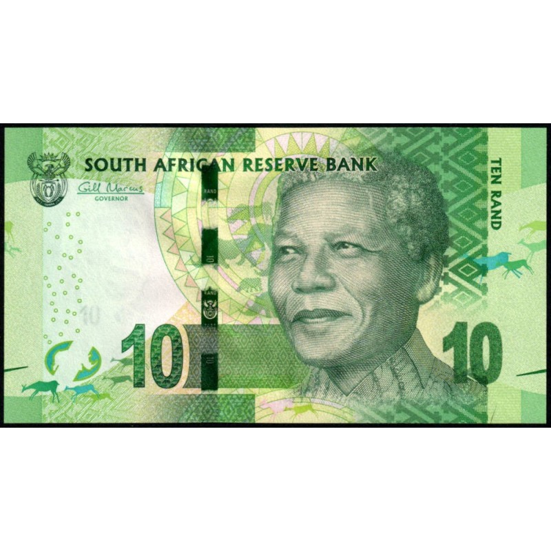 Afrique du Sud - Pick 138a - 10 rand - Série DK A - 2013 - Etat : NEUF