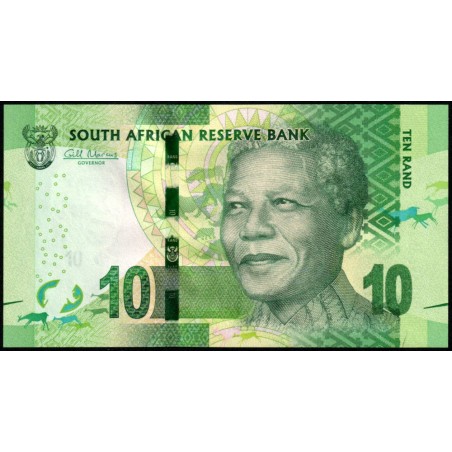 Afrique du Sud - Pick 138a - 10 rand - Série DK A - 2013 - Etat : NEUF