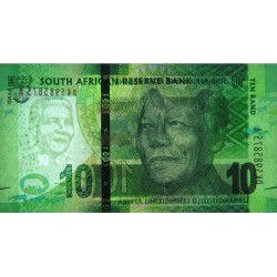 Afrique du Sud - Pick 138a - 10 rand - Série DK A - 2013 - Etat : NEUF