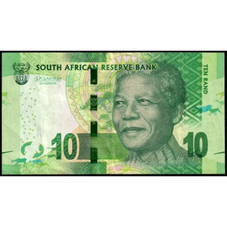 Afrique du Sud - Pick 138a - 10 rand - Série GL A - 2013 - Etat : TTB