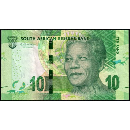 Afrique du Sud - Pick 138b - 10 rand - Série NM A - 2015 - Etat : TTB
