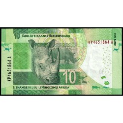 Afrique du Sud - Pick 138b - 10 rand - Série NM A - 2015 - Etat : TTB