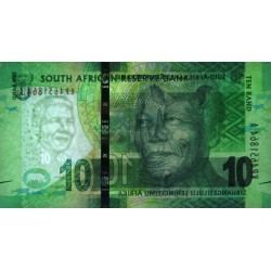 Afrique du Sud - Pick 138b - 10 rand - Série NM A - 2015 - Etat : TTB