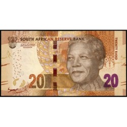 Afrique du Sud - Pick 139b - 20 rand - Série PA B - 2015 - Etat : NEUF