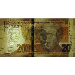 Afrique du Sud - Pick 139b - 20 rand - Série PA B - 2015 - Etat : NEUF