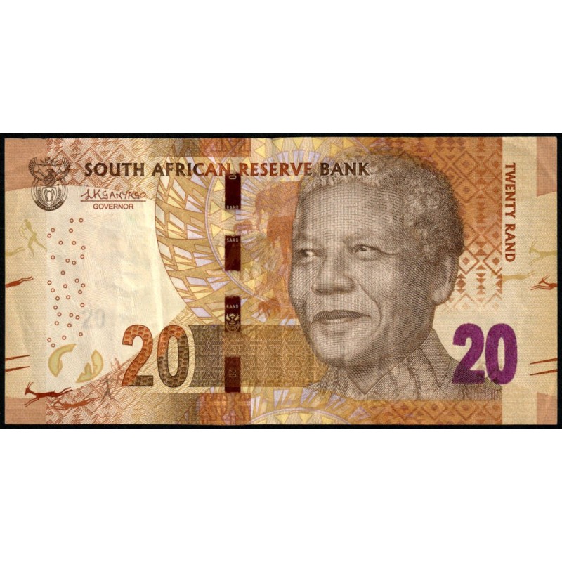 Afrique du Sud - Pick 139b - 20 rand - Série PP B - 2015 - Etat : TTB