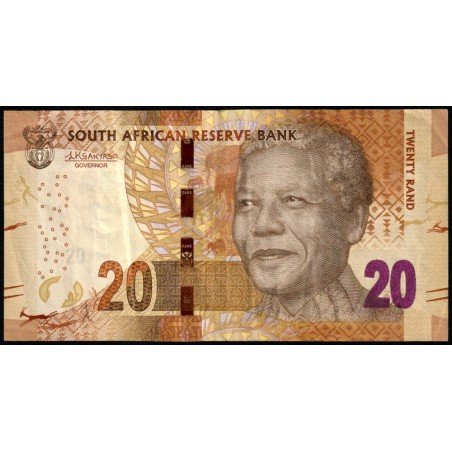 Afrique du Sud - Pick 139b - 20 rand - Série PP B - 2015 - Etat : TTB
