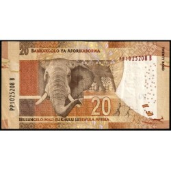 Afrique du Sud - Pick 139b - 20 rand - Série PP B - 2015 - Etat : TTB