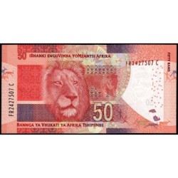 Afrique du Sud - Pick 140b - 50 rand - Série FR C - 2015 - Etat : NEUF