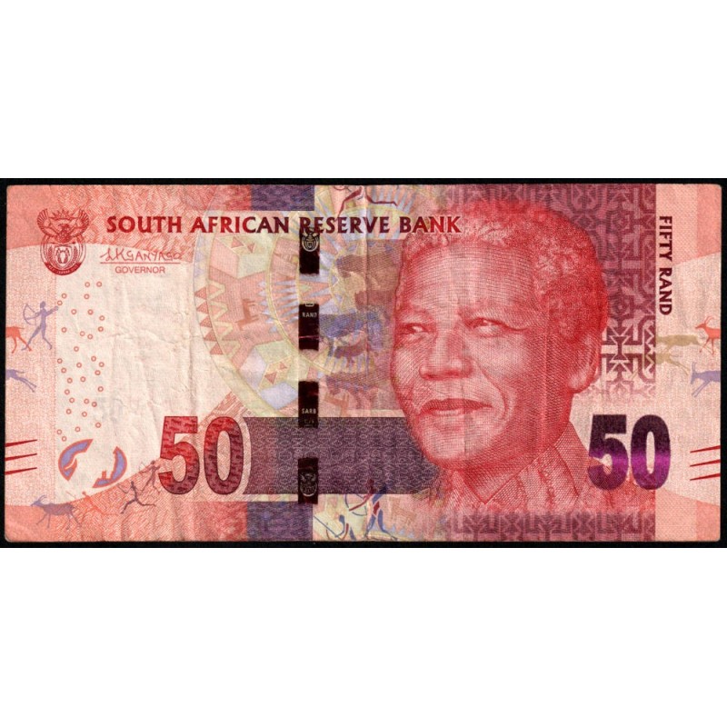 Afrique du Sud - Pick 140b - 50 rand - Série HR C - 2015 - Etat : TB+