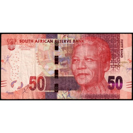 Afrique du Sud - Pick 140b - 50 rand - Série HR C - 2015 - Etat : TB+