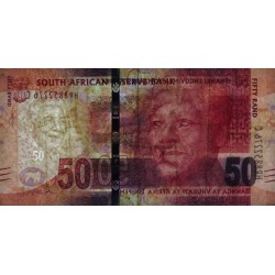 Afrique du Sud - Pick 140b - 50 rand - Série HR C - 2015 - Etat : TB+