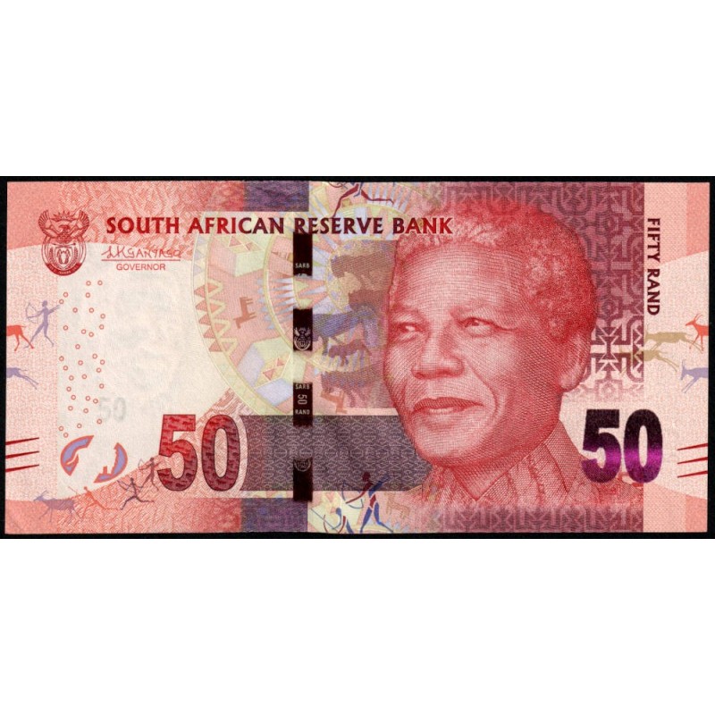 Afrique du Sud - Pick 140b - 50 rand - Série MM C - 2015 - Etat : SPL