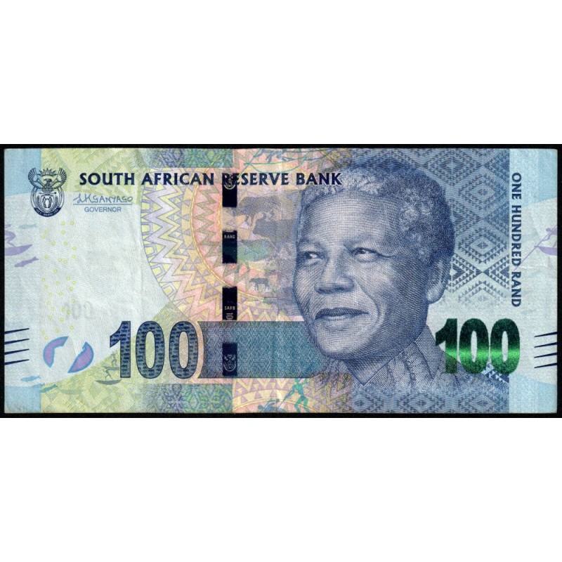 Afrique du Sud - Pick 141b - 100 rand - Série PT D - 2015 - Etat : TTB