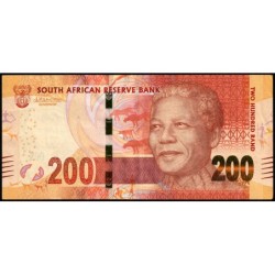 Afrique du Sud - Pick 142b - 200 rand - Série LJ E - 2015 - Etat : TTB+