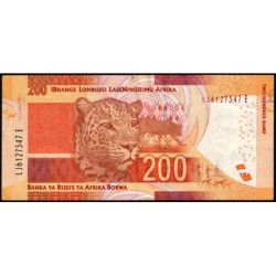 Afrique du Sud - Pick 142b - 200 rand - Série LJ E - 2015 - Etat : TTB+
