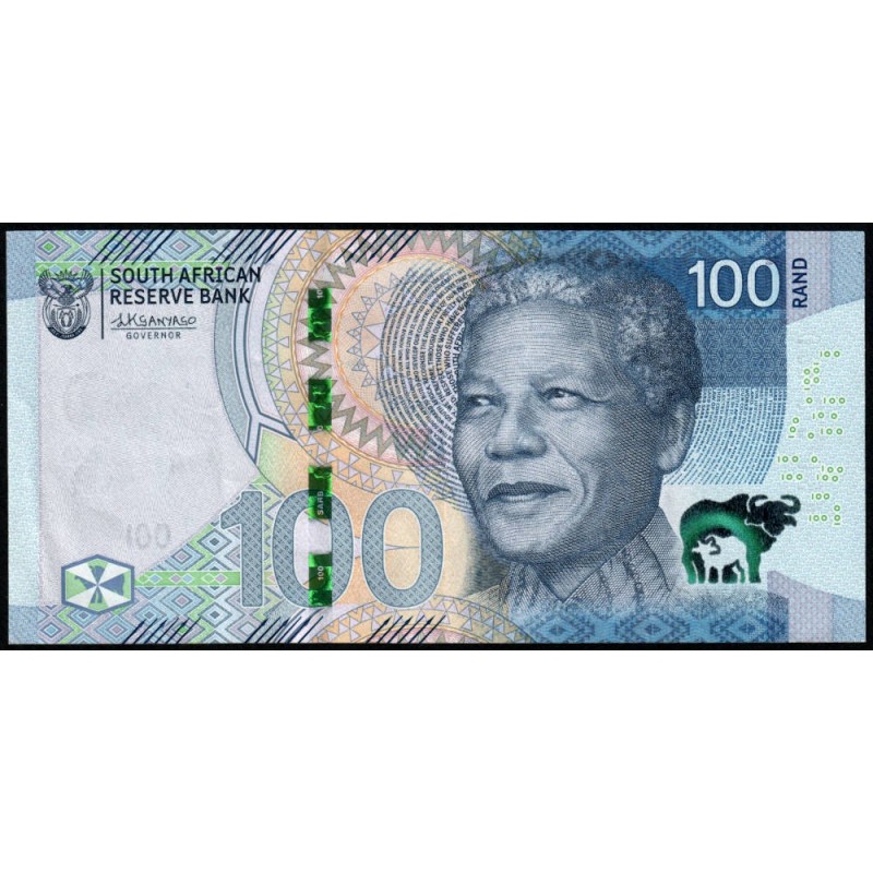Afrique du Sud - Pick 151a - 100 rand - Série AB D - 2023 - Etat : SPL