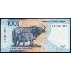Afrique du Sud - Pick 151a - 100 rand - Série AB D - 2023 - Etat : SPL