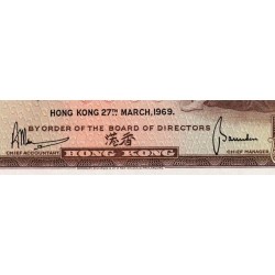 Hong Kong - HSBC - Pick 181c_5 - 5 dollars - Série CP - 27/05/1969 - Etat : pr.NEUF