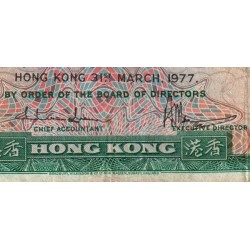Hong Kong - HSBC - Pick 182h_1 - 10 dollars - Série NY - 31/03/1977 - Etat : B+