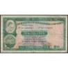 Hong Kong - HSBC - Pick 182h_1 - 10 dollars - Série QK - 31/03/1977 - Etat : TB-