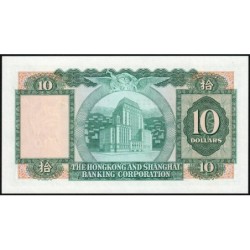 Hong Kong - HSBC - Pick 182j_2 - 10 dollars - Série H/55 - 31/03/1983 - Etat : NEUF