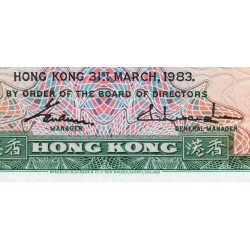 Hong Kong - HSBC - Pick 182j_2 - 10 dollars - Série H/55 - 31/03/1983 - Etat : NEUF