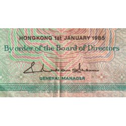 Hong Kong - HSBC - Pick 191a_1 - 10 dollars - Série DR - 01/01/1985 - Etat : TB+
