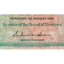 Hong Kong - HSBC - Pick 191a_2 - 10 dollars - Série GK - 01/01/1986 - Etat : TTB