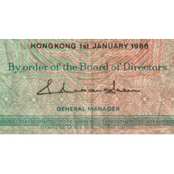 Hong Kong - HSBC - Pick 191a_2 - 10 dollars - Série KA - 01/01/1986 - Etat : TB