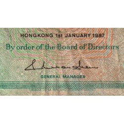 Hong Kong - HSBC - Pick 191a_3 - 10 dollars - Série LZ - 01/01/1987 - Etat : TB